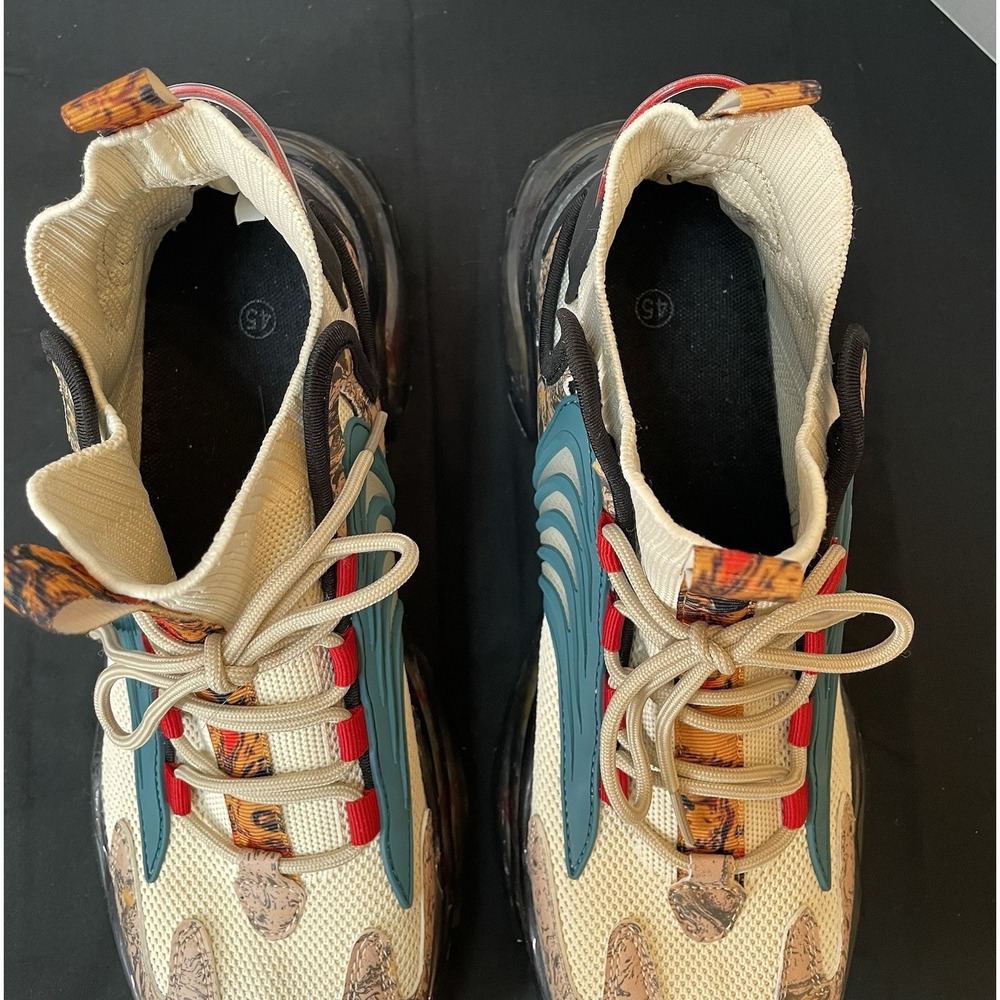 Cyberpunk Techwear Inspired Graffiti Blade Men's Running Shoes EU 45 US 11.5-12 - Picture 7 of 10